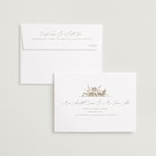 "Always" - Save the Dates in Moss by Leah Bisch - FREE Recipient Addressing