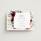 "harvest" - Save the Dates in Eggshell by Leah Bisch - Magnet Front