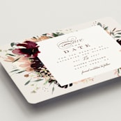 "harvest" - Save the Dates in Eggshell by Leah Bisch - Detail