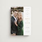 "Effortless" - Save the Dates in Chiffon by Ashley Rosenbaum - Magnet Front