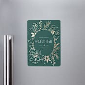 "Chelsea" - Save the Dates in Emerald by Vera Lim - Front
