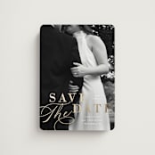 "Composition" - Save the Dates in Cloud by Ashley Rosenbaum - Magnet Front