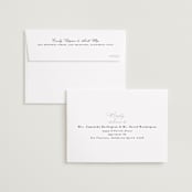 "Composition" - Save the Dates in Cloud by Ashley Rosenbaum - FREE Recipient Addressing