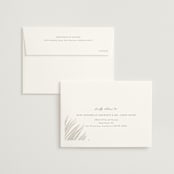 "Gilded Palm" - Save the Dates in Sand by Melinda Denison - FREE Recipient Addressing
