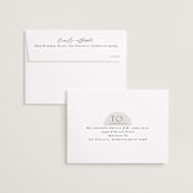 "Inverse" - Save the Dates in Cotton by Everett Paper Goods - FREE Recipient Addressing