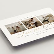 "Topside" - Save the Dates in Pearl by Sarah Brown - Detail