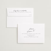"Topside" - Save the Dates in Pearl by Sarah Brown - FREE Recipient Addressing