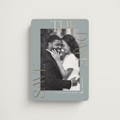 "Picturesque" - Save the Dates in Pebble by Susan Zinader - Magnet Front