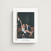 "Cover Page" - Save the Dates in Pearl by Roxy Cervantes - Magnet Front