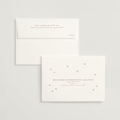 "Foil Overlay" - Save the Dates in Blush by Jennifer Postorino - FREE Recipient Addressing