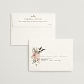 "Botanical Edge" - Save the Dates in Blush by Susan Moyal - FREE Recipient Addressing