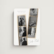 "Snapshots" - Save the Dates in Pearl by Leah Bisch - Magnet Front