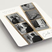 "Snapshots" - Save the Dates in Pearl by Leah Bisch - Detail