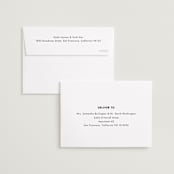 "Minimalist Border" - Save the Dates in Cotton by Stacey Meacham - FREE Recipient Addressing