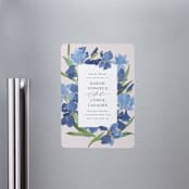 "Irises" - Save the Dates in Natural by Everett Paper Goods - Front