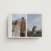 "Diptych Photos" - Save the Dates in Stone by Becky Nimoy - Magnet Front