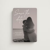 "Blush" - Save the Dates in Rose by Sumak Studio - Magnet Front