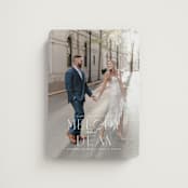 "Let's Walk Together" - Save the Dates in Frost by Kim Thoa - Magnet Front