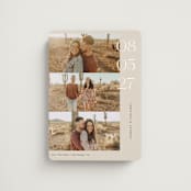 "Cinematic Love" - Save the Dates in Sand by Elly - Magnet Front