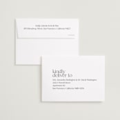 "baci di dama" - Save the Dates in Onyx by chocomocacino - FREE Recipient Addressing