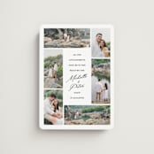 "Little Moments Big Date" - Save the Dates in Pearl by Kelsey Mucci - Magnet Front