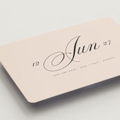 "Simple Date" - Save the Dates in Champagne by Lori Wemple - Detail