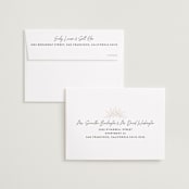 "Love Snaps" - Save the Dates in Opal by Cat Caudillo - FREE Recipient Addressing