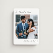 "Atelier" - Save the Dates in Ink by Megan Davis - Magnet Front