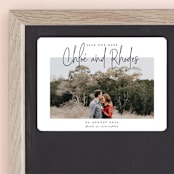 "Signature names" - Save the Dates in Pencil by Stacey Meacham - Front
