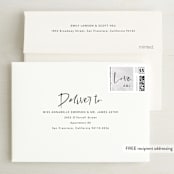 "A Date" - Save the Dates in Ink by lulu and isabelle - FREE Recipient Addressing