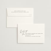 "Beautifully Scripted" - Save the Dates in Pearl by Hooray Creative - FREE Recipient Addressing