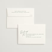"Beautifully Scripted" - Save the Dates in Evergreen by Hooray Creative - FREE Recipient Addressing