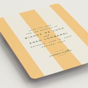 "Campania" - Save the Dates in Sorbetto by Megan Davis - Detail