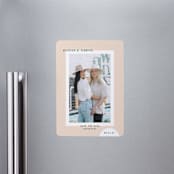 "Minimal Modern" - Save the Dates in Melon by Kelly Watkins - Front