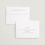 "The Gallery" - Save the Dates in Snow by AK Graphics - FREE Recipient Addressing