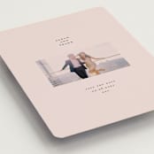 "Luxe" - Save the Dates in Petal by Laura Hamm - Detail