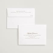 "Sweet" - Save the Dates in Snow by Angela Garrick - FREE Recipient Addressing