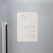 "Corner" - Save the Dates in Linen by Kelly Schmidt - Front