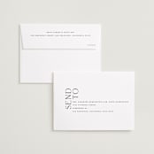 "Carefree" - Save the Dates in Quartz by Angela Garrick - FREE Recipient Addressing