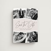 "Our collage" - Save the Dates in Vanilla by Lea Delaveris - Magnet Front