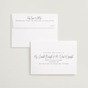 "Our collage" - Save the Dates in Vanilla by Lea Delaveris - FREE Recipient Addressing