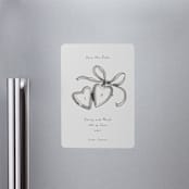 "Heart Shaped Locket" - Save the Dates in Ink Wash by Ani Somi - Front