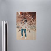 "Curved Date" - Save the Dates in Pearl by Brooke Chandler - Front