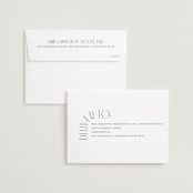 "Curved Date" - Save the Dates in Pearl by Brooke Chandler - FREE Recipient Addressing
