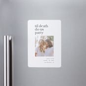 "Til death" - Save the Dates in Cloud by Hudson meet Rose - Front