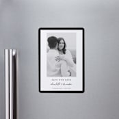 "Main Event" - Save the Dates in Onyx by Devika Keskar - Front