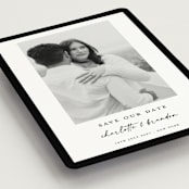 "Main Event" - Save the Dates in Onyx by Devika Keskar - Detail