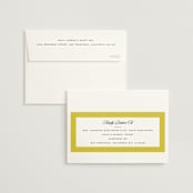 "Mille-feuille" - Save the Dates in Citron by Blustery August - FREE Recipient Addressing