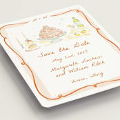 "Giardino" - Save the Dates in Flame by Pati Cascino - Detail
