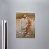 "Simple Elegance" - Save the Dates in Pearl by Jessica Corliss - Front
